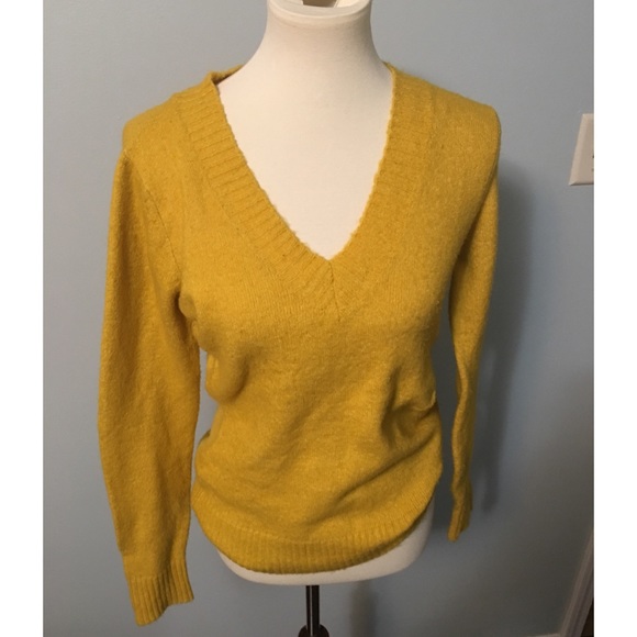 mustard yellow sweater womens